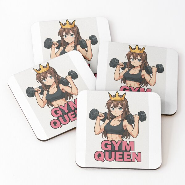 Item preview, Gym Queen Anime Girl | Fitness Workout Girl | Strong Fit Gym Babe Art designed and sold by Gizzy96.