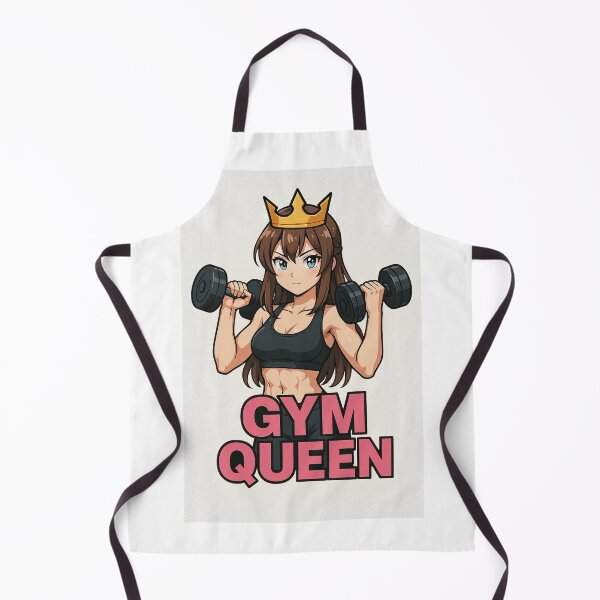 Item preview, Gym Queen Anime Girl | Fitness Workout Girl | Strong Fit Gym Babe Art designed and sold by Gizzy96.