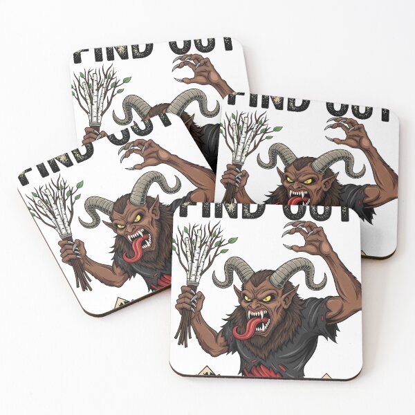 Item preview, Krampus's Chilling Warning: Find Out Next Year designed and sold by munkyapparel.