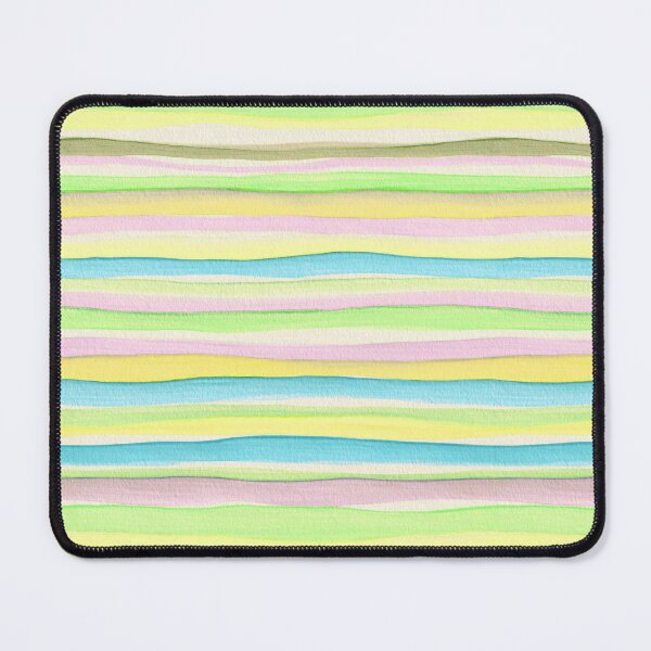 Item preview, Thin Watercolor Stripes Green Yellow Horizontal designed and sold by Alex  Blud.