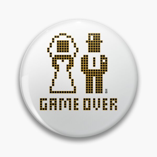 Item preview, Game Over (Wedding / Stag Party / Hen Night / Pixel / 2C) designed and sold by Roderix.