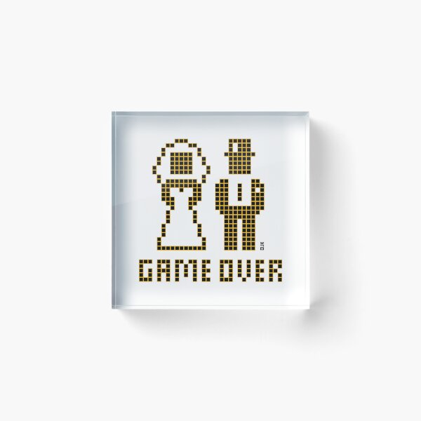 Item preview, Game Over (Wedding / Stag Party / Hen Night / Pixel / 2C) designed and sold by Roderix.