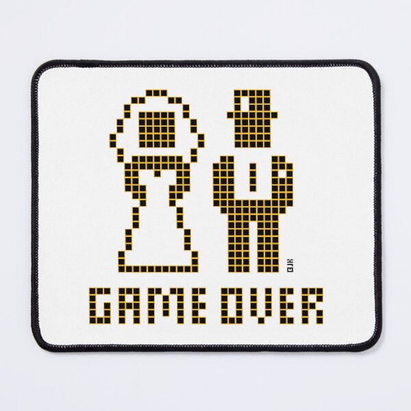 Item preview, Game Over (Wedding / Stag Party / Hen Night / Pixel / 2C) designed and sold by Roderix.