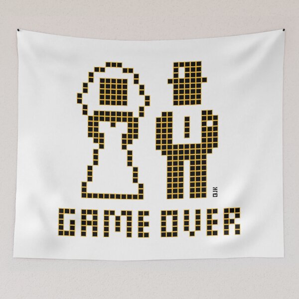 Item preview, Game Over (Wedding / Stag Party / Hen Night / Pixel / 2C) designed and sold by Roderix.