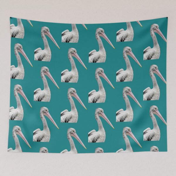 Item preview, Brilly the Pelican - Bird portrait by elbvue designed and sold by elbvue.