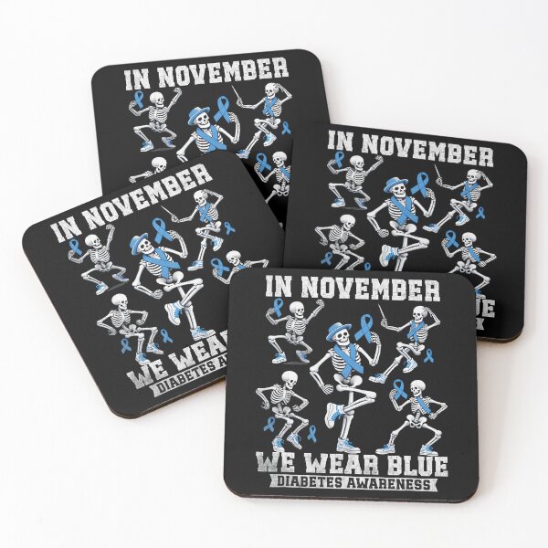 Item preview, Quote November Blue Style Bow Support Vintage Month designed and sold by Williammarger.