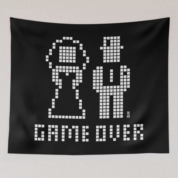 Item preview, Game Over (Wedding / Stag Party / Hen Night / Pixel / W) designed and sold by Roderix.