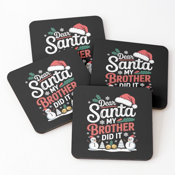 Item preview, Christmas Dear Santa My Brother Did It designed and sold by lilLilaBatArt.
