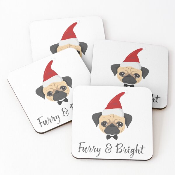 Item preview, Furry & Bright | Pug designed and sold by annemyne.
