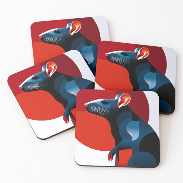 Item preview, Rat - Stylish animal silhouette collection, mystic  designed and sold by Ariadna de Raadt.