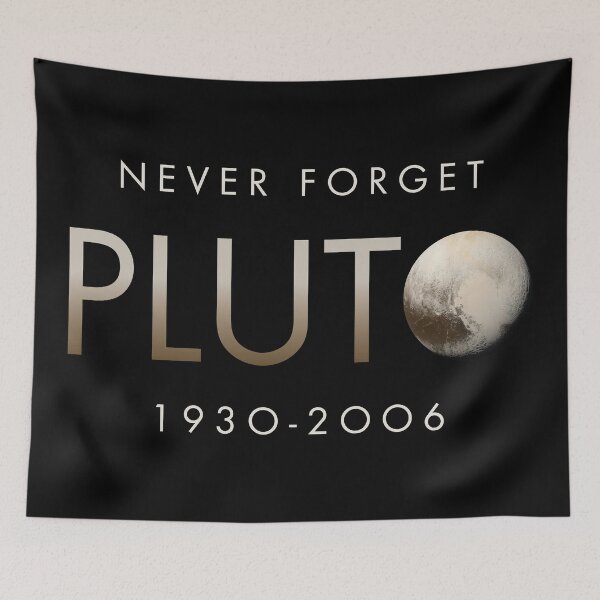 Item preview, Pluto - Never Forget designed and sold by The Common Tee.