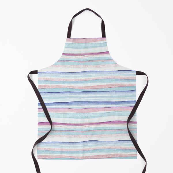 Item preview, Thin Watercolor Stripes Light Blue Horizontal designed and sold by Alex Blud.