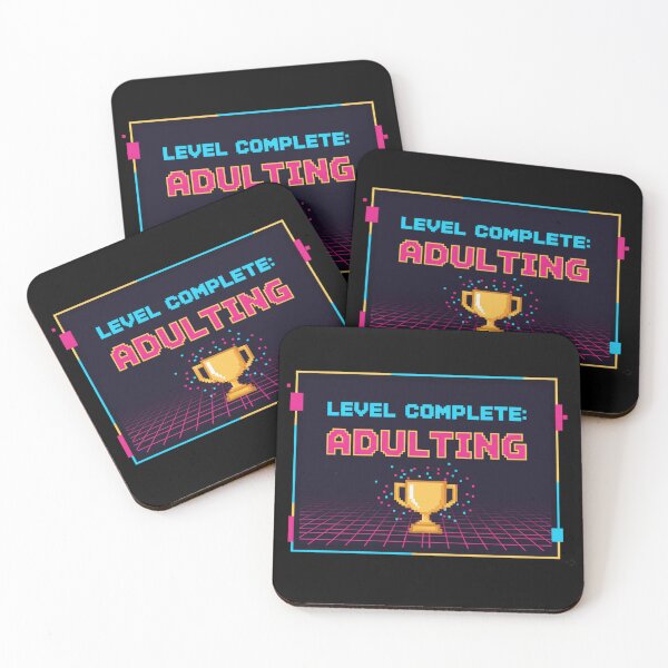 Item preview, Level Complete: Adulting – Trophy Unlocked! designed and sold by Cloud-Riders.