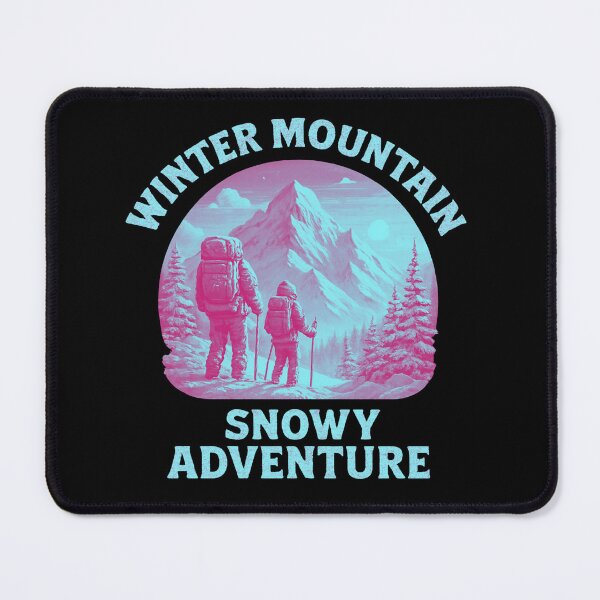 Item preview, A fabulously snowy adventure through the winter mountains designed and sold by e-camelleone.