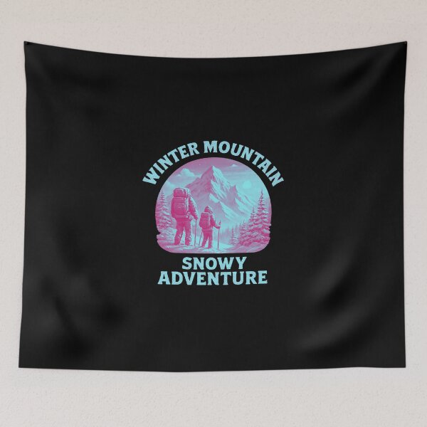 Item preview, A fabulously snowy adventure through the winter mountains designed and sold by e-camelleone.