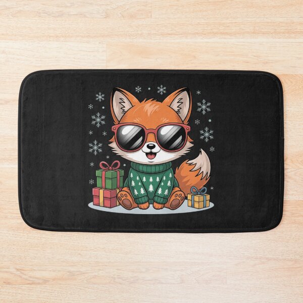 Item preview, Chibi Fox with Holiday Sweater | Cute Kawaii Christmas Design designed and sold by ColorSplash123.
