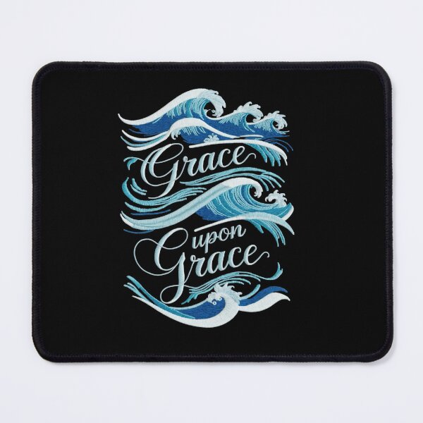 Item preview, Grace Upon Grace | Christian Motivation | John 1:16 Scripture Art | Faith and Hope Design designed and sold by NoviaRobert.
