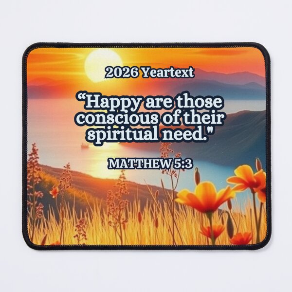 Item preview, 2026 Yeartext JW, Orange Poppy Sunset designed and sold by IvaRenee.