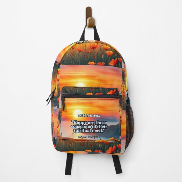 Item preview, 2026 Yeartext JW, Orange Poppy Sunset designed and sold by IvaRenee.