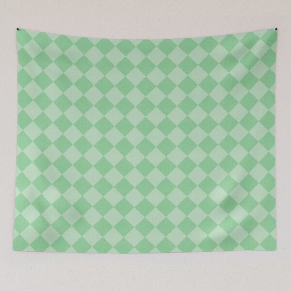 Item preview, Textured Diamond Check - Sage Green designed and sold by QuestingPixel.