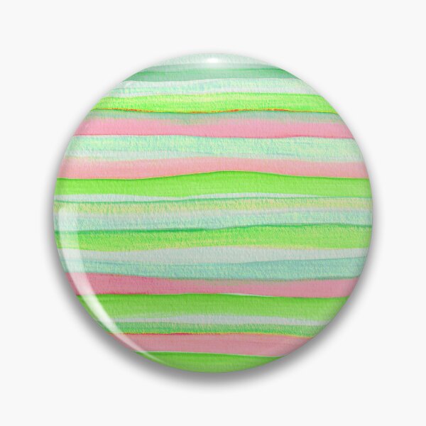 Item preview, Thin Watercolor Stripes Light Green Horizontal designed and sold by Alex  Blud.