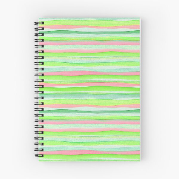 Item preview, Thin Watercolor Stripes Light Green Horizontal designed and sold by Alex  Blud.
