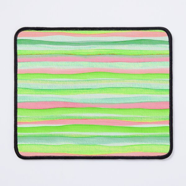 Item preview, Thin Watercolor Stripes Light Green Horizontal designed and sold by Alex Blud.