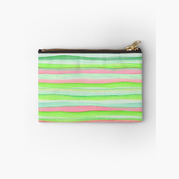 Item preview, Thin Watercolor Stripes Light Green Horizontal designed and sold by Alex  Blud.