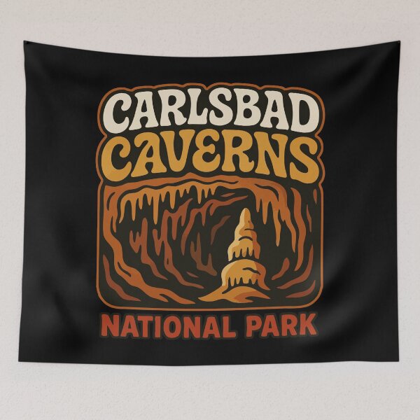 Item preview, Carlsbad Caverns National Park Vintage Travel designed and sold by TomFrontierArt.