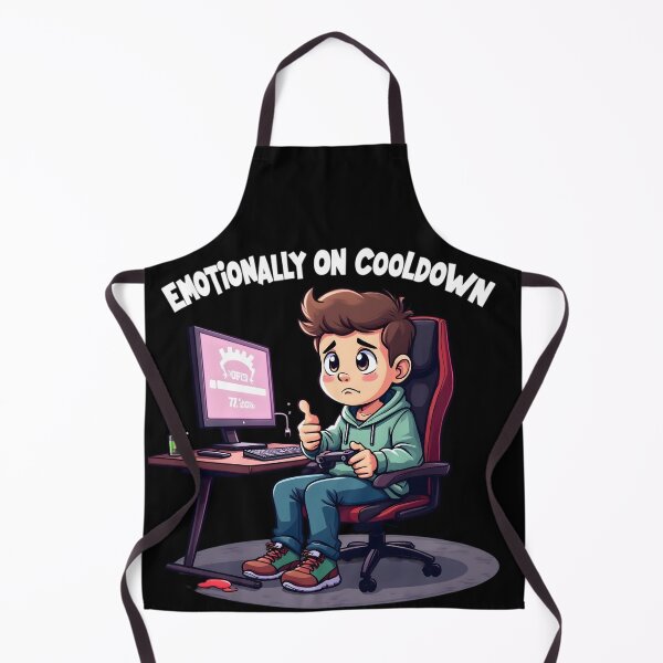 Item preview, Emotionally on Cooldown – Gamer Mental Health Art designed and sold by ShirtHatch.