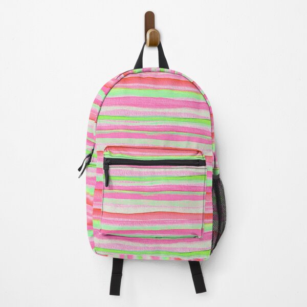 Item preview, Thin Watercolor Stripes Pink Horizontal designed and sold by Alex  Blud.