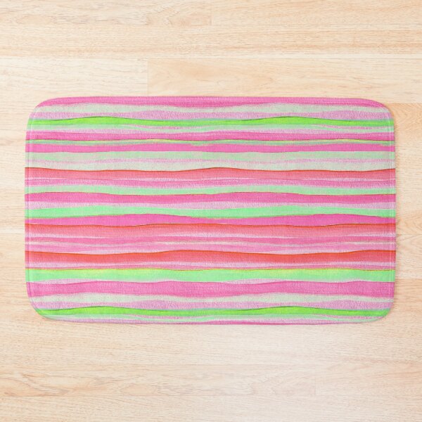 Item preview, Thin Watercolor Stripes Pink Horizontal designed and sold by Alex  Blud.