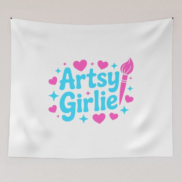 Item preview, Artsy Girlie! Funny Artistic Girl designed and sold by PMCreative.