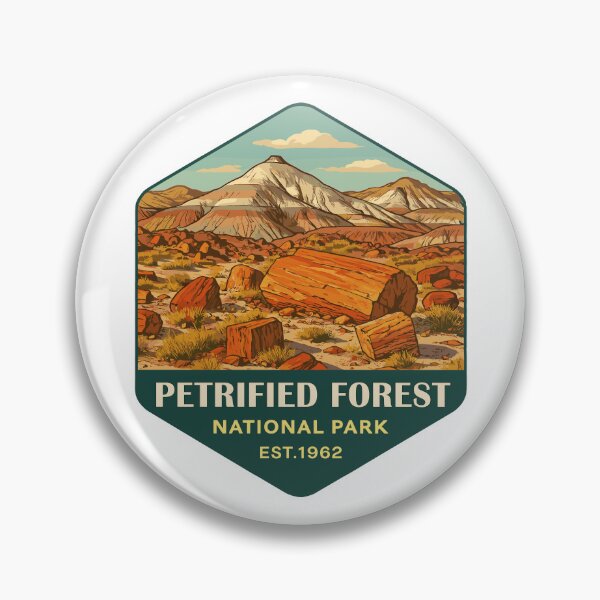 Item preview, Petrified Forest National Park Retro Sticker designed and sold by Ismeal Von.
