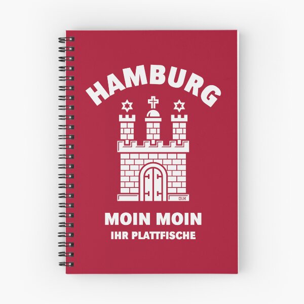Item preview, Hamburg – Moin Moin, you flatfish (Low German / White) designed and sold by Roderix.