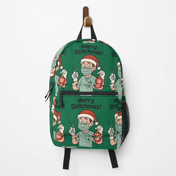 Item preview, Merry Stitchmas – Funny Surgery Vet Christmas Pun designed and sold by Bettybee00.