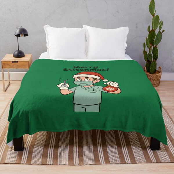 Item preview, Merry Stitchmas – Funny Surgery Vet Christmas Pun designed and sold by Bettybee00.