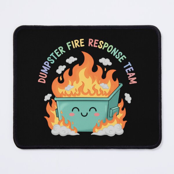 Item preview, Dumpster Fire Response Team Leader Professional Trash Wrangler Extraordinaire designed and sold by HumansStuck12.