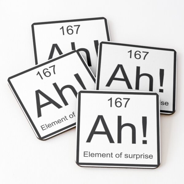 Item preview, Element Ah! 167 | Periodic Table Science designed and sold by DESIGN DIMENSION .