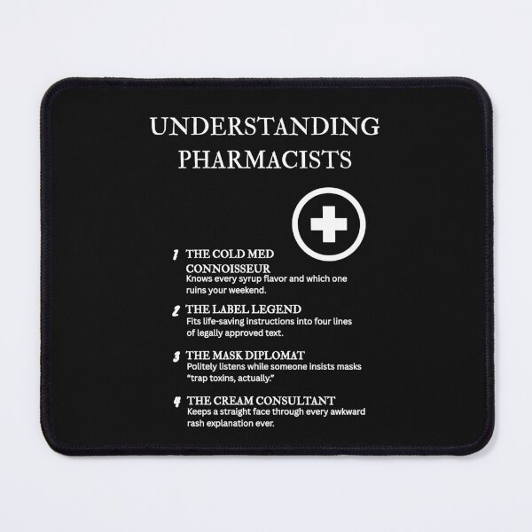 Item preview, Understanding Pharmacists – Translating Doctor Scribbles Since the Dawn of Time – Black designed and sold by PsyFlow35.