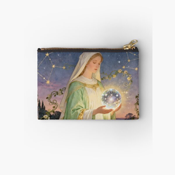 Item preview, Hildegard von Bingen – The Mystic of Light and Harmony | Spiritual Art by Sonia Sarkali designed and sold by SoniaSarkali.