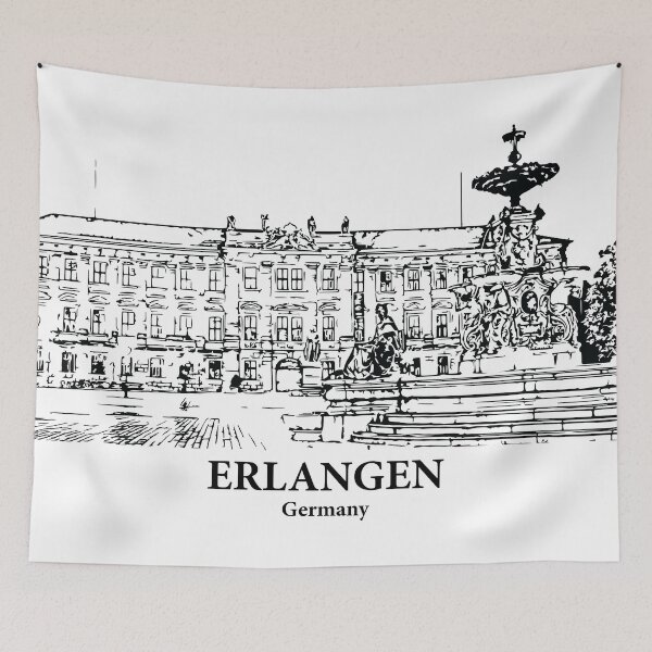 Item preview, Erlangen - Germany designed and sold by Lakeric Cityscapes.