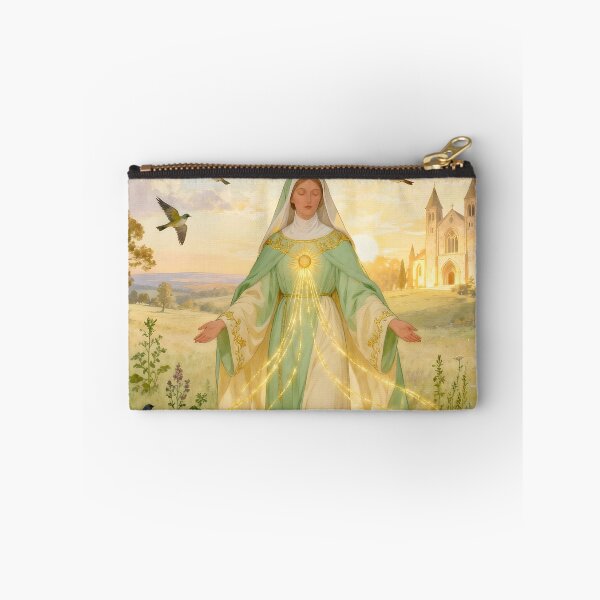 Item preview, Hildegard von Bingen – The Mystic of Light and Harmony | Spiritual Art by Sonia Sarkali designed and sold by SoniaSarkali.