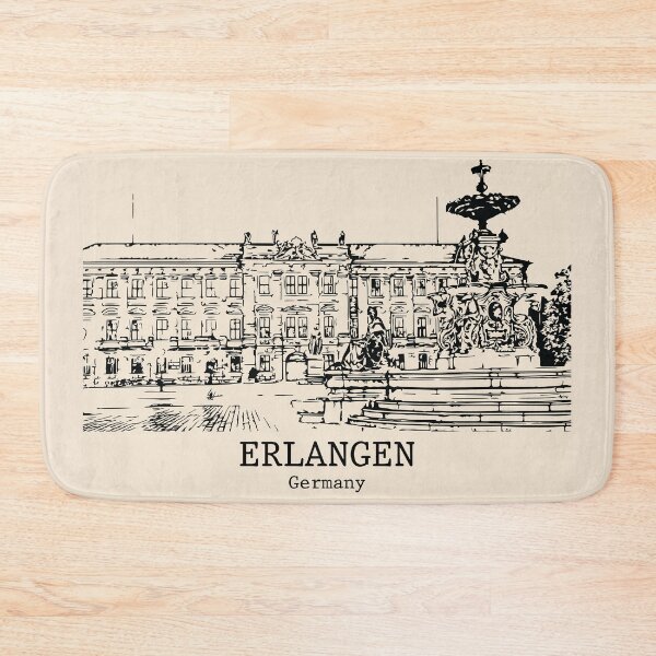 Item preview, Erlangen - Germany designed and sold by Lakeric Cityscapes.