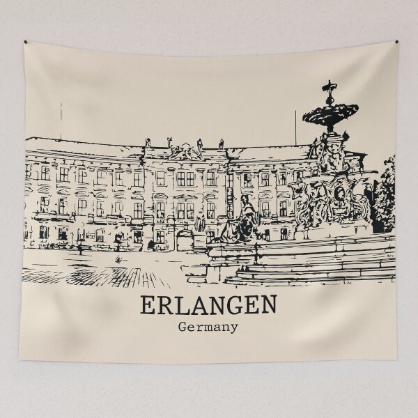 Item preview, Erlangen - Germany designed and sold by Lakeric Cityscapes.