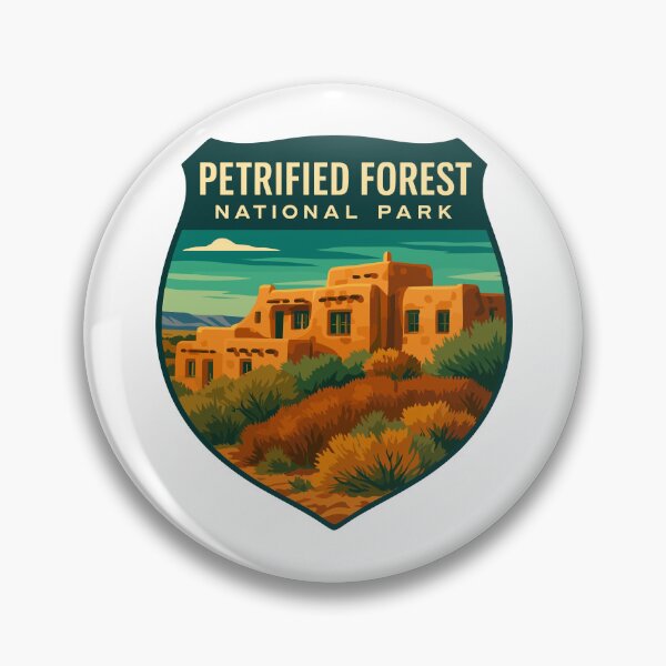 Item preview, Petrified Forest National Park Retro Sticker designed and sold by Ismeal Von.