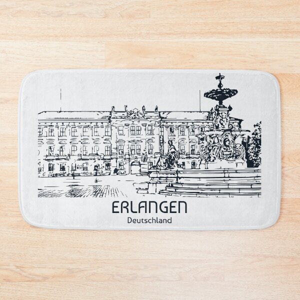 Item preview, Erlangen - Deutschland designed and sold by Lakeric Cityscapes.