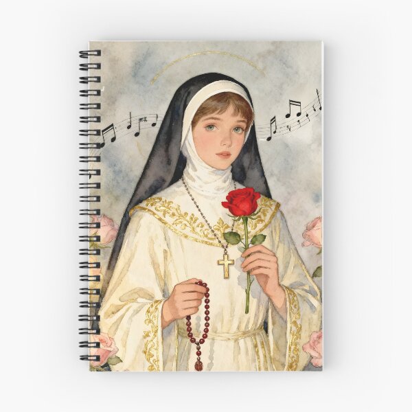 Item preview, Hildegard von Bingen – The Mystic of Light and Harmony | Spiritual Art by Sonia Sarkali designed and sold by SoniaSarkali.