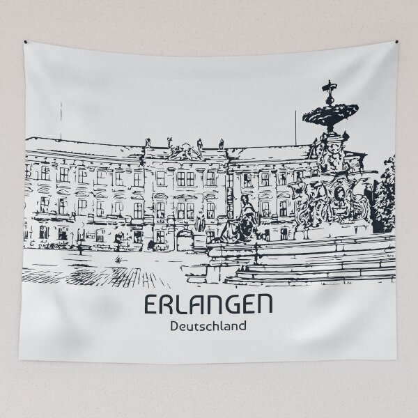 Item preview, Erlangen - Deutschland designed and sold by Lakeric Cityscapes.