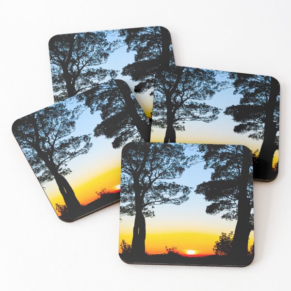 Item preview, Silhouetted Trees at Sunset In Skipton, Yorkshire, England designed and sold by Paul Thompson Photography.